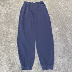 Brandy Melville Navy Blue Track Joggers